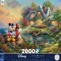 Ceaco 2000-komad Thomas Kinkade Disney Mickey i Minnie srce Cove isprepletene slagalice