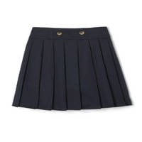 Francuski Tost Za Djevojčice Školska Uniforma Podesivi Struk Prednje Dugme Plisirana Skuter Suknja, Veličine