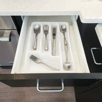 Mainstays Lace Stainless Steel Silver Flatware vrijednost Set sa ladicu Organizator, servis za 3. lb