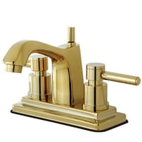 Kingston Brass KS8648DL in. Centserset Slavina za kupaonicu, brušeni nikl