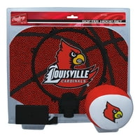 Louisville Cardinals Rawlings Softee Hoop & Ball Set-Crveni