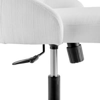 Modway označava okretnu tapeciranu uredsku stolicu u crno bijeli