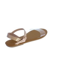 Bamboo Womens Waterfront - single Band Sandal u Clear