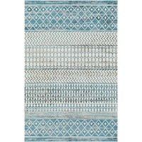 Umjetnička Tkalja Lavadora Plemenski Tepih Za Pranje U Mašini, Plavi Multi, 9 '3 12'