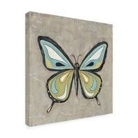Jade Reynolds 'Graphic Spring Butterfly I' Canvas Art