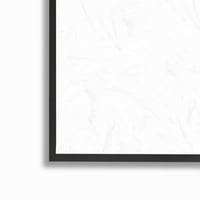 Stupell Industries apstraktna pastelna akvarelna kompozicija slika crno uokvirena umjetnička štampa zidna