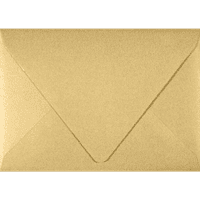 Luxpaper 4bar a contour flap pozivnice koverte, 1 8, plavokosa Zlatna metalik, 81lb, pakovanje