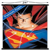 Comics - Superman - Portretni zidni poster sa drvenim magnetskim okvirom, 22.375 34