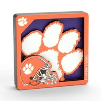 YouTheFan NCAA Clemson Tigers 3D Logo serija Magnet