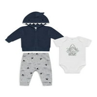 Petit Lem Baby Boy Set Pantalona-Svijetlo Plava