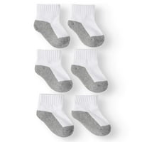 Jefferies čarape dečaci i devojčice Smooth Toe pola jastuk Sport kvartalu čarape, 3-Pack
