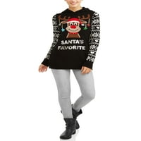 No Boundaries ' holiday Christmas pulover hoodie džemper
