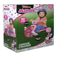 Minnie Mouse Fly Wheels Junior Cruiser Ride On - Disney Junior Kids Tricikl sa likom Graphics sadrži Minnie