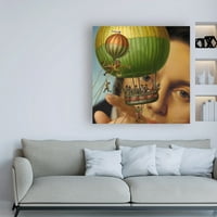 Zaštitni znak likovne umjetnosti' Gulliver's Travels Hot Air Balloon ' Canvas Art, Dan Craig