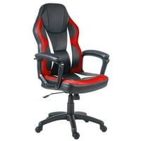 Mera ergonomski trkački stil PU kožna i mrežasta stolica za igranje izvršna kancelarijska stolica