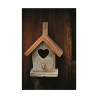 Zaštitni znak likovne umjetnosti' mala siva kuća ' platno Art Christine Sainte-Laudy
