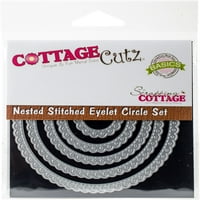 CottAgEcutz Nestad umire 5 krug ušivenog ušive PKG